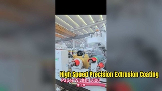 Thử thách máy phủ giấy đùn Tốc độ 400 m/phút