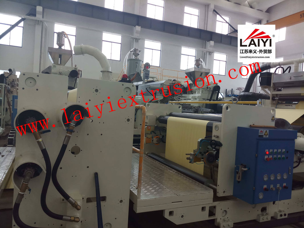 Hoạt động trơn tru Lamination Tiết kiệm năng lượng và tiết kiệm không gian với thiết bị pretreat và thiết bị cắt hạt