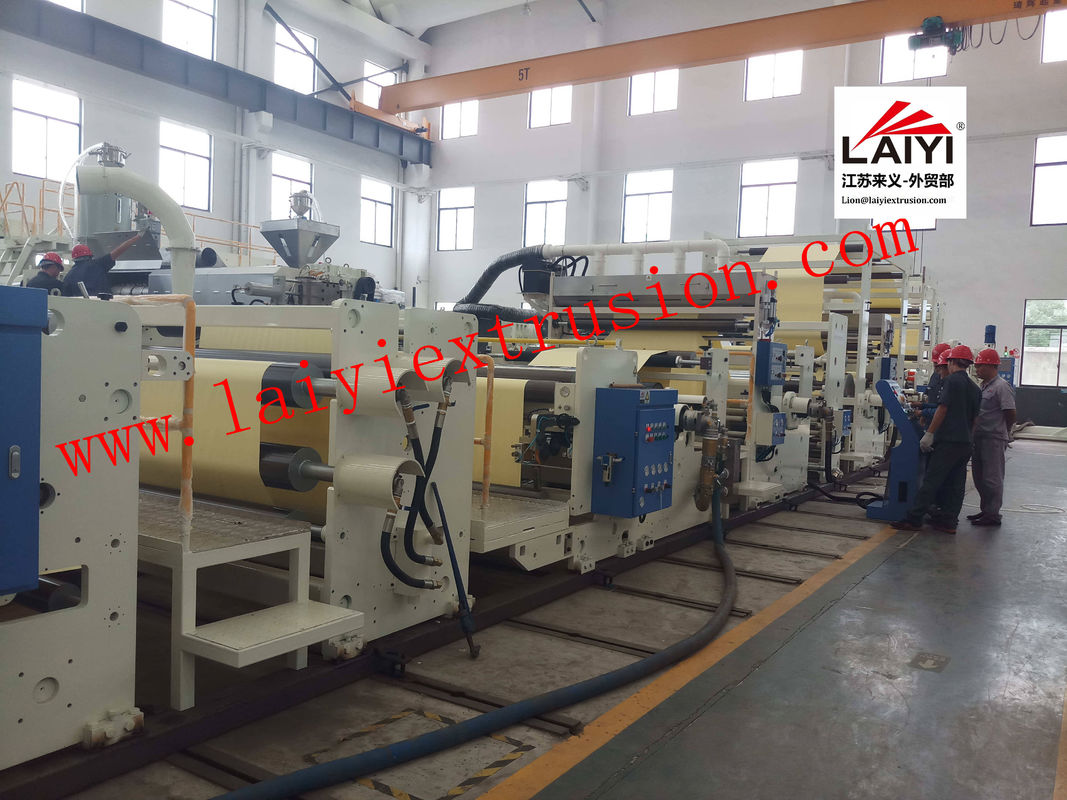 Máy ép đùn màng PVC đôi mặt 22.8 * 13 * 5.5m Co - đùn