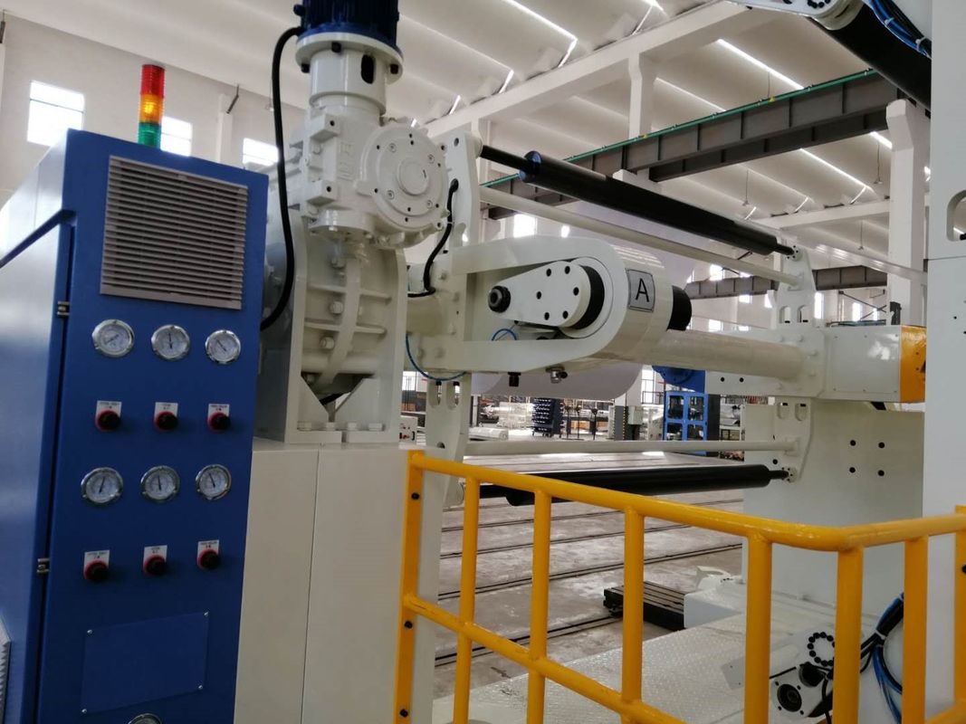 1200-1600mm Tốc độ cao PE phim nhựa máy mài tự động, đơn / hai mặt trắng và xanh dương