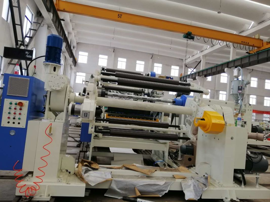 Máy in màu Bao bì Máy cán màng Max 600mm Đường kính Sandwich